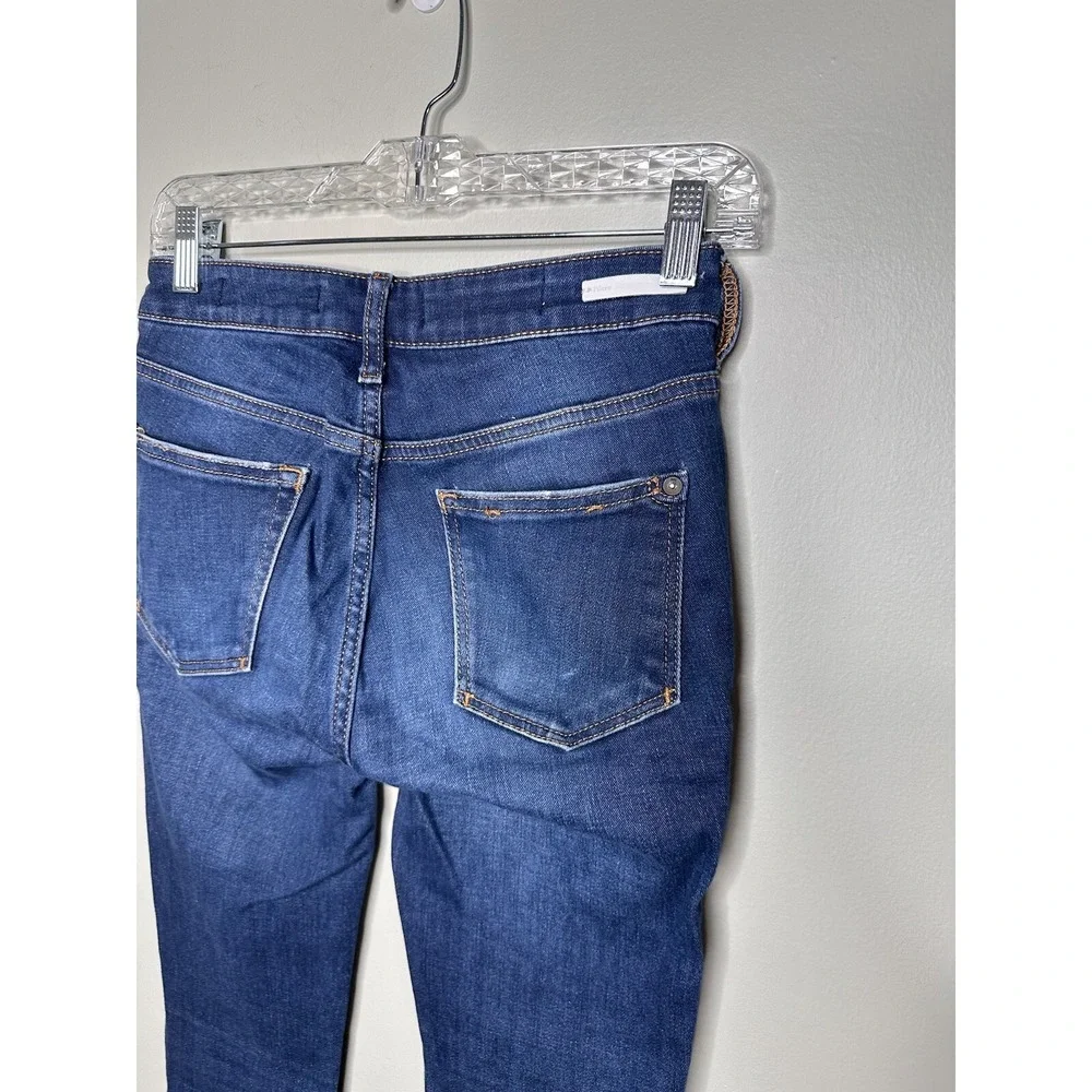 Pilcro Anthropologie‎ Jeans 26 Blue High-Rise Skinny Denim Cotton Stretch